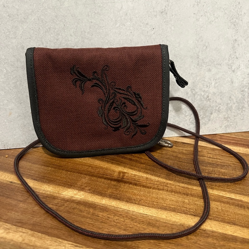 REI Brown Embroidered Women's Crossbody Bag